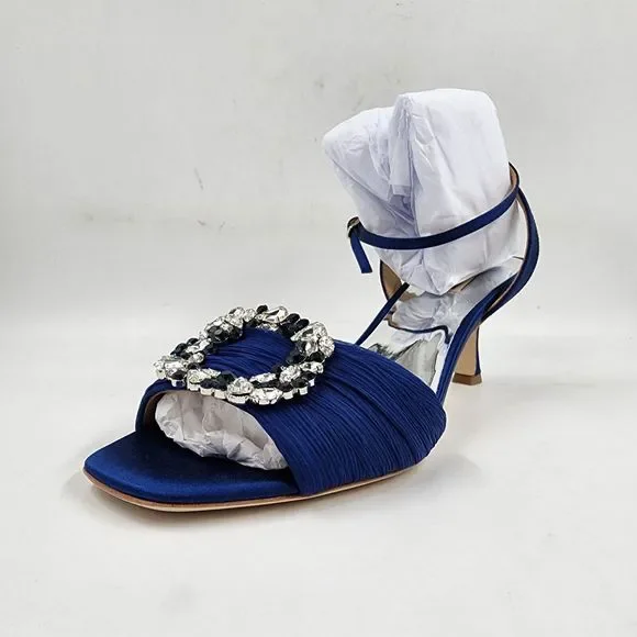 Badgley Mischka Women's Cadence Dress Sandal - Strappy High Heel Evening Shoes